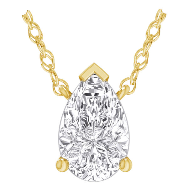 Pear Diamond Necklace