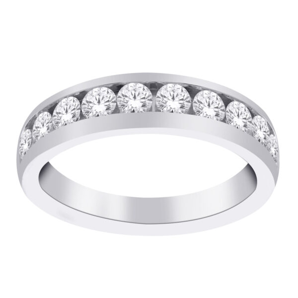 25-Point Lab Diamond Semi-Eternity Ring