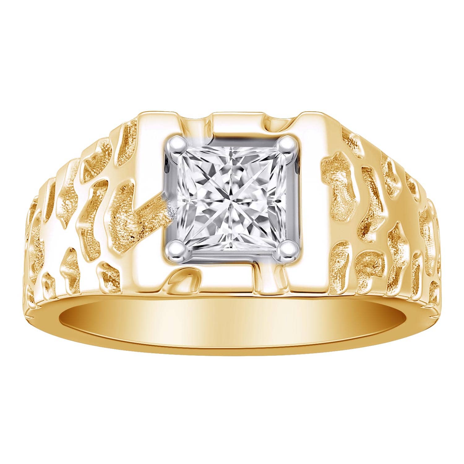 1 Carat Men’s Lab Diamond Ring